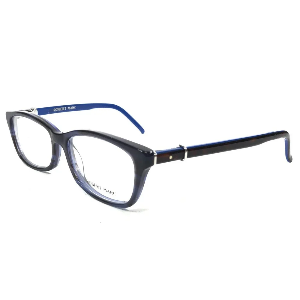 Robert Marc Eyeglasses Frames 810-222 Blue Tortoise Rectangular 50-15-130
